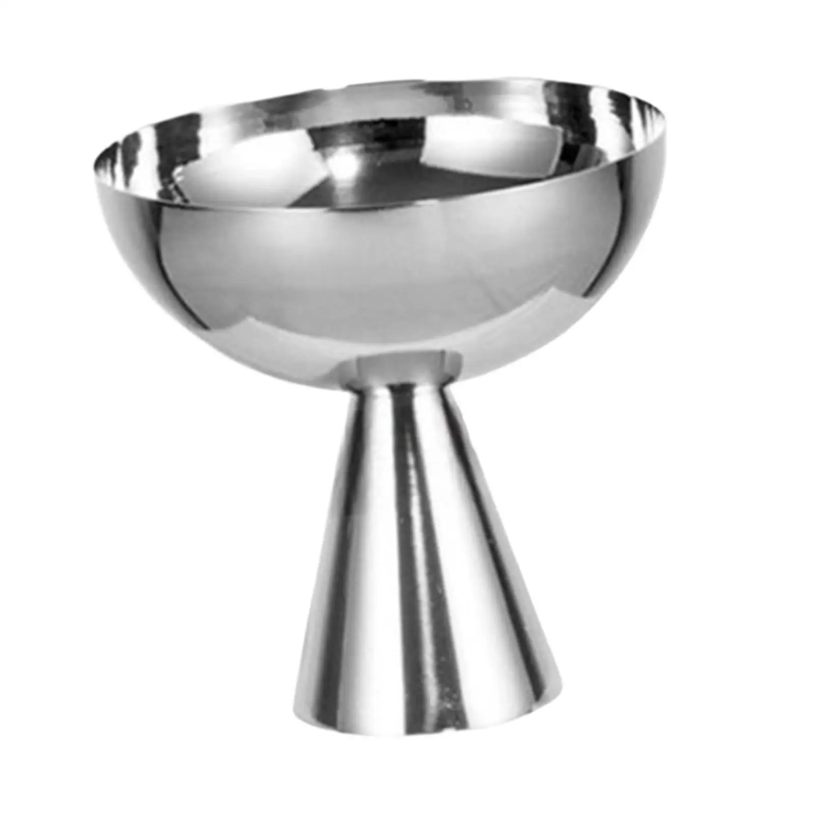 Footed Mini Trifle Bowl Stainless Steel Sundae Dish Dessert Serving Bowl for Weddings Showers and Birthdays