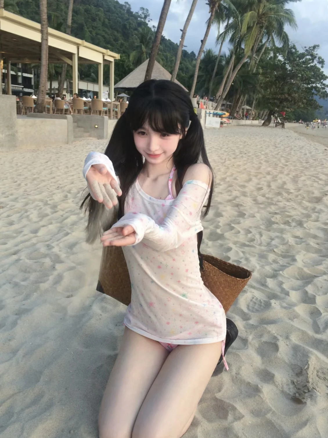 

New 2025 Cherry Print Tee-Point Bikini Swimsuit for Women Slimming Strap Design Ideal for Vaion by Yonggeer Brand