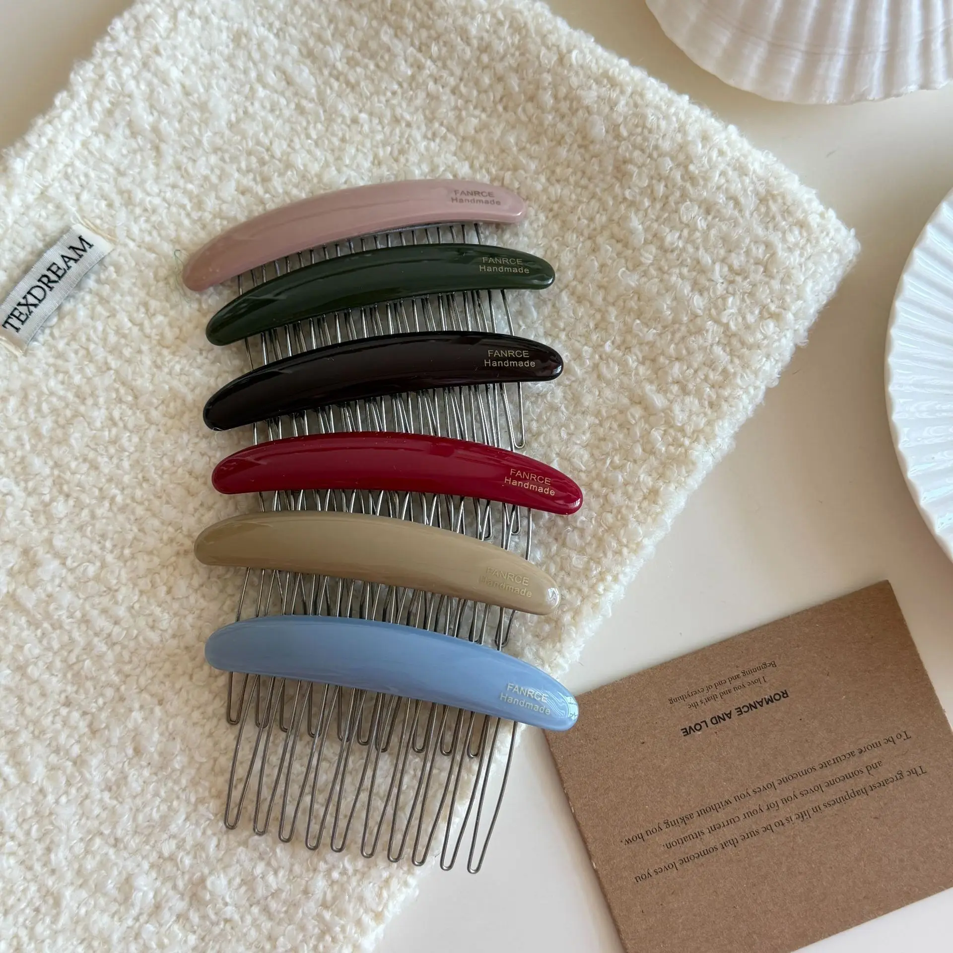 

Новые противоскользящие боковые заколки для волос с гребнем-расческой и зажимом-крокодилом для коротких волос, для повседневного использования и офиса