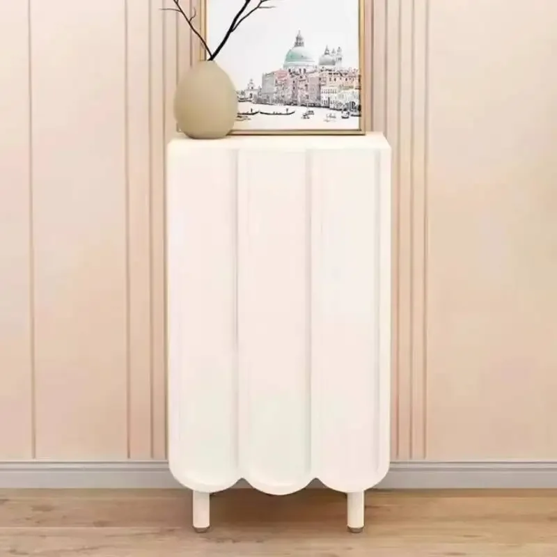 Weißer, minimalistischer Schuh – Shoe Rack Cabinet Narrow Entryway Bewertung und Preis