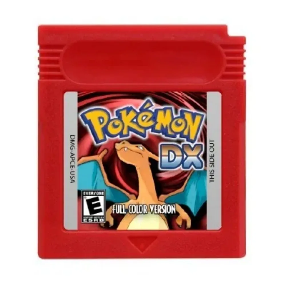 Cartuccia di gioco GBC Pokemon serie mMario Console per videogiochi a 16 Bit Pokemon Sour Crystal Blue Red DX