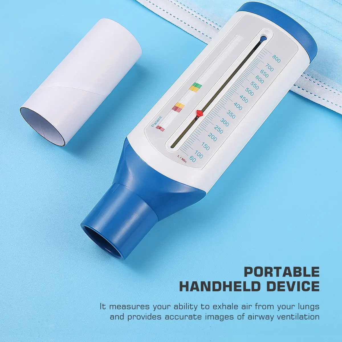 Portable Spirometer Meter Speed Meter Expiratory Flow For Lung Asthma Detector Breath Function Monitor For