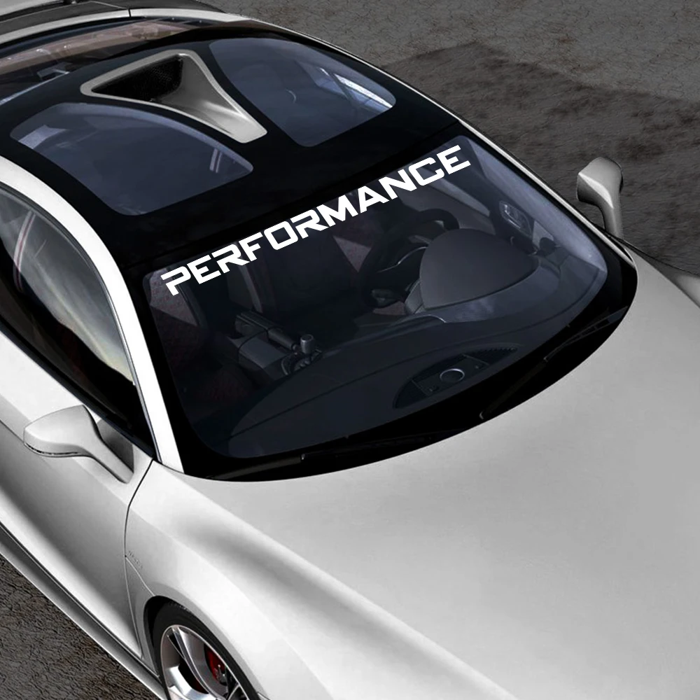 Car Sticker Creative Personalized PERFORMANCE Words Styling Vinyl Decal Waterproof Universal Auto Exterior DIY Decor Accessories