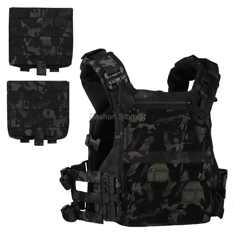 Chaleco de caza táctico para exteriores 3,0, portador de placa K19 MOLLE, faja de ajuste rápido de liberación rápida, equipo de combate CS Airsoft Agilite