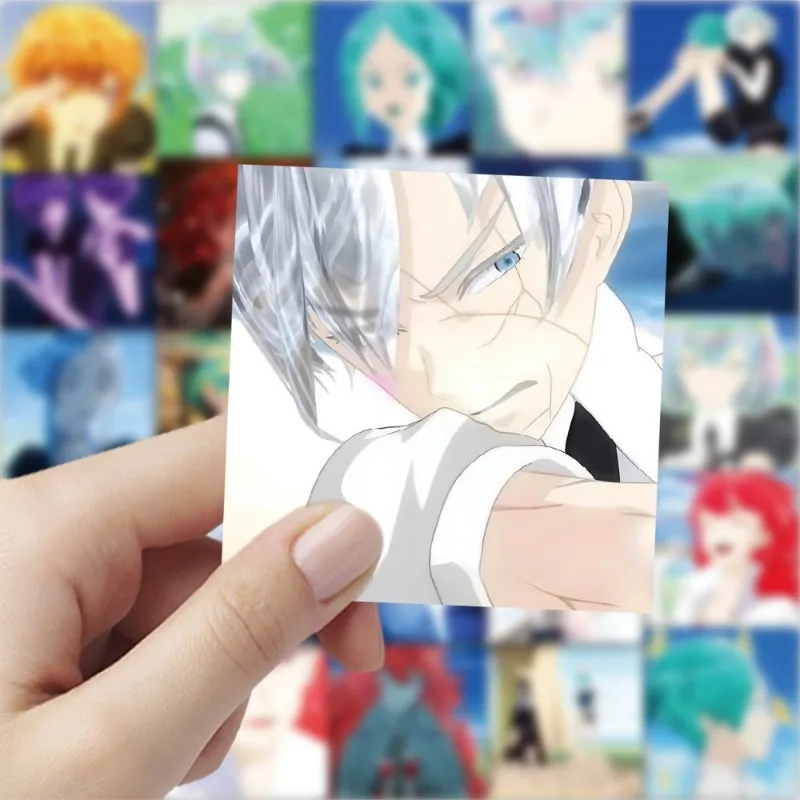 63pcs Cartoon Personality ‌Land of The Lustrous‌ Creative Graffiti Decorative Stickers