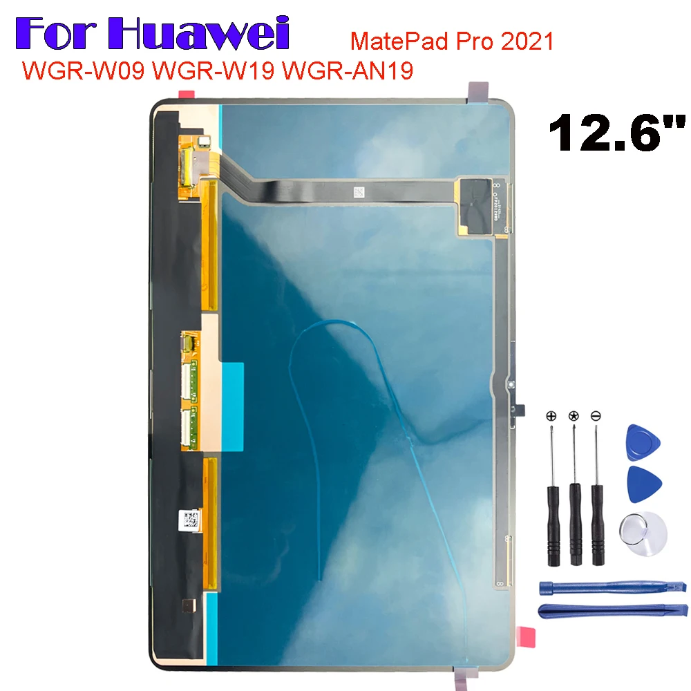 

12,6 "для Huawei MatePad Pro 2021 WGR-W09 WGR-W19 LCD дисплей сенсорный экран дигитайзер в сборе запасные части