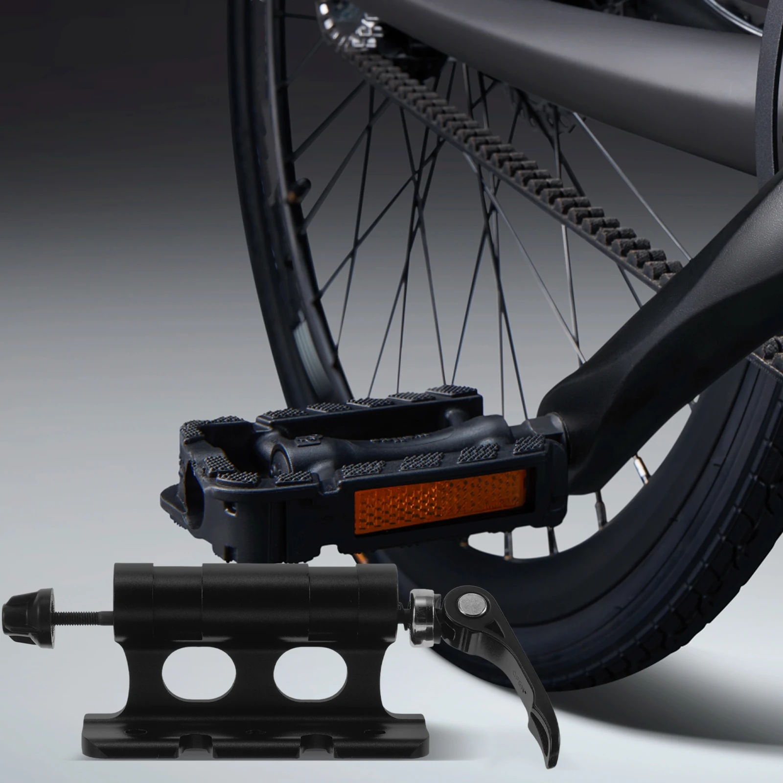 

Quick Release 1 Set Bicycle Front Fork Rack Aluminum Mounts Carrier Fork Brackets Lightweight Stable Suitable Bikes Mountain