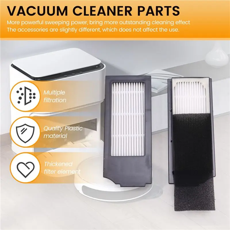 For Yeedi C12 PRO PLUS,C12 PLUS,C12 Robot Vacuum Replacement Part Main Roller Side Brush Hepa Filter Mop Pad Accessories-Y48A