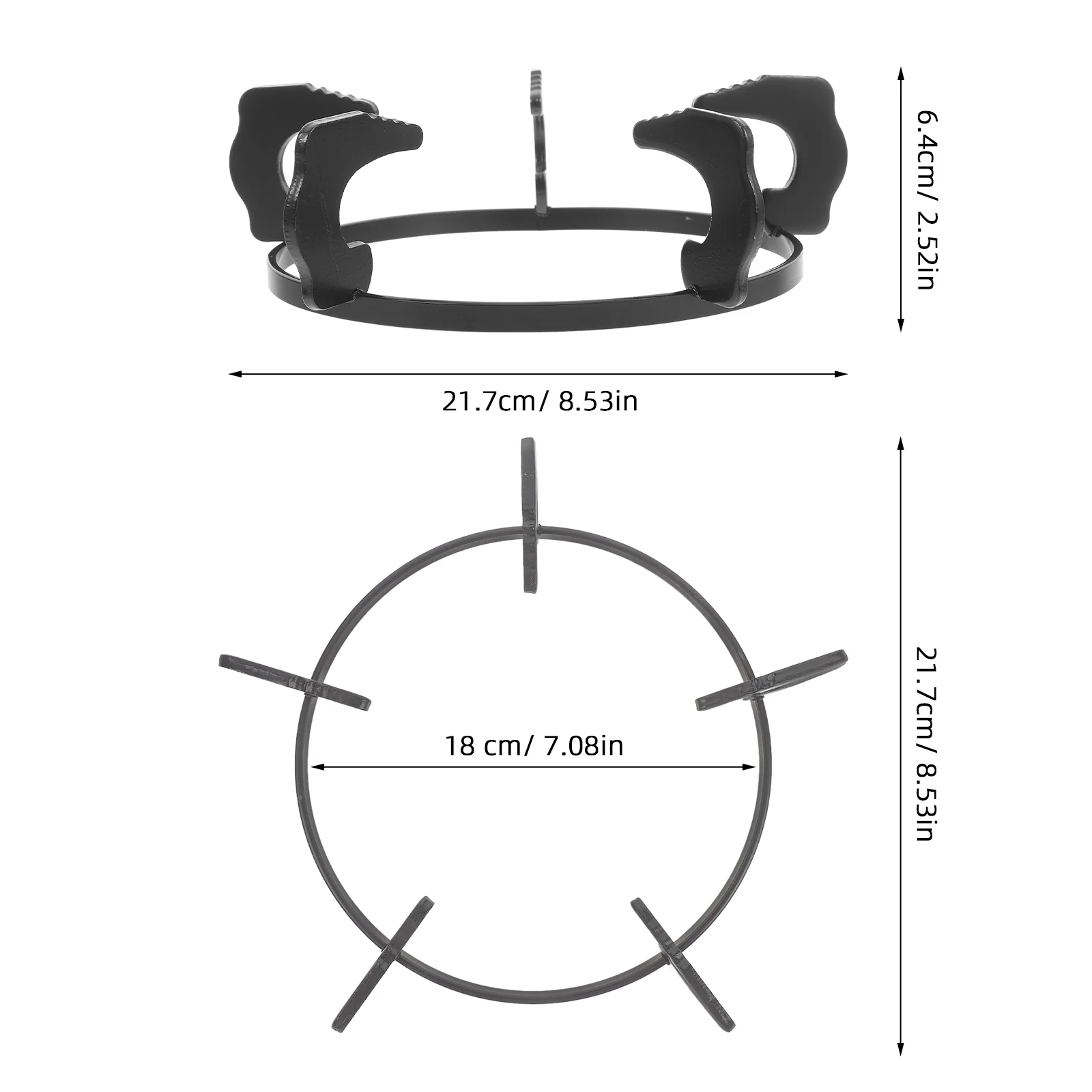 Gas Stove Bracket Non-slip Household Wok Support Stand Cooker Pot Kitchen Accessory Penetration Holder Iron