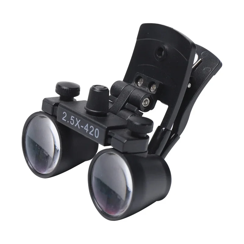 Binocular Dental Loupe 2.5X 3.5X with Clip Pupillary Distance Adjustable Dentist Professional Optical Magnifying Glass