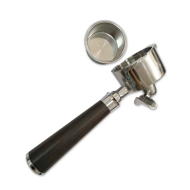 51mm Dual Spout Portafilter for HiBREW H10B/H11/H8A, Sangkee, Mr. Coffee,Oster, Cecotec, Phico, Brayer BR1101 - Stainless Steel