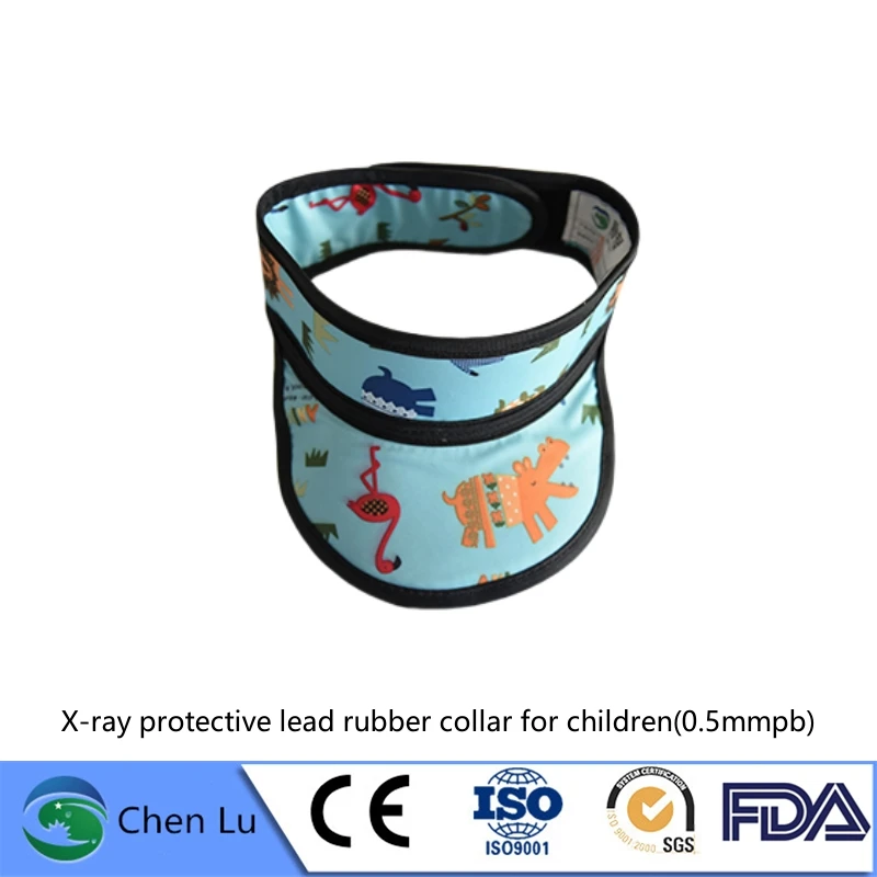 Genuine radiological protection Children thyroid collar x-ray gamma ray protective 0.5mmpb Children lead rubber collar