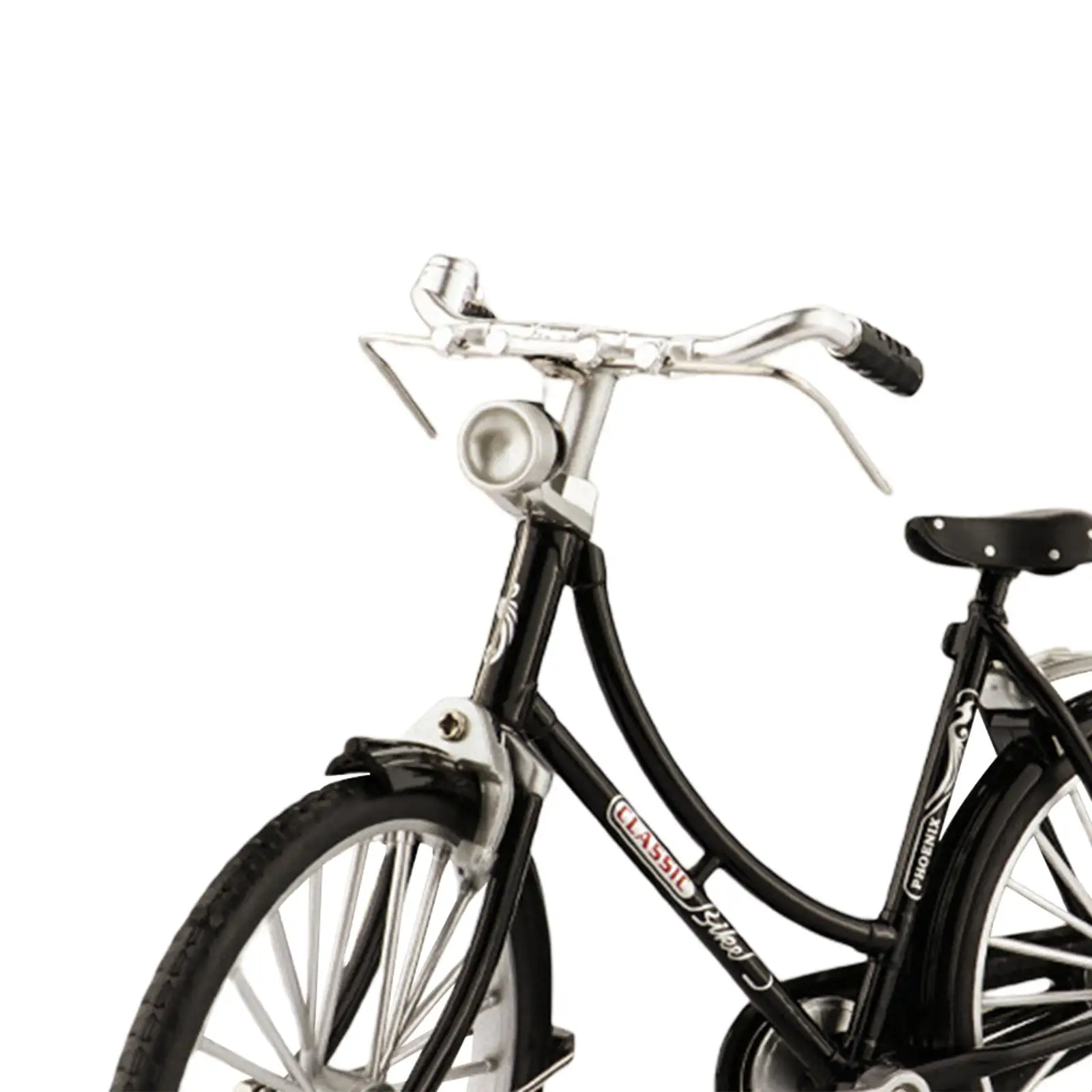 1:10 Bicycle Model Collectible Figurines Creative Diecast Mini Bicycle Vintage Bicycle Model Ornament Adults Decor Girls