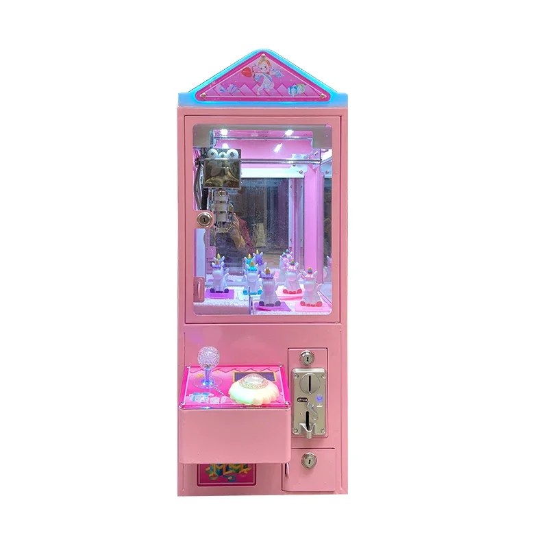 Boutique Crane  Grab Doll Machine Household Clip Candy Machine Clip Crane Machine Small Coin Mini Commercial