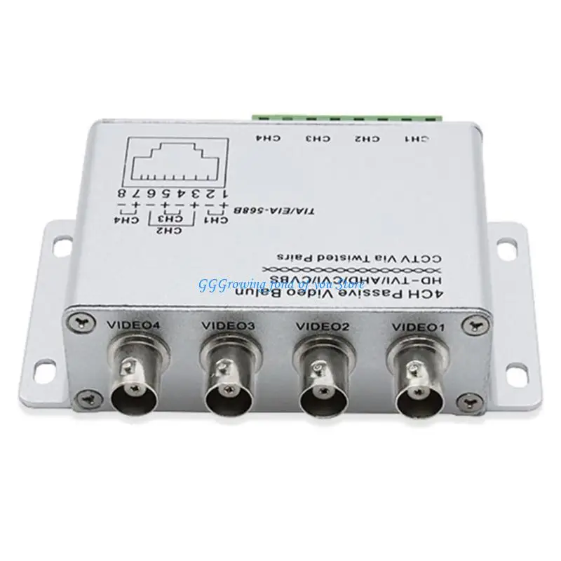 

H9EB UTP 4 Channel CVI/AHD Passive Transceiver BNC to RJ45 UTP Converters for CCTV