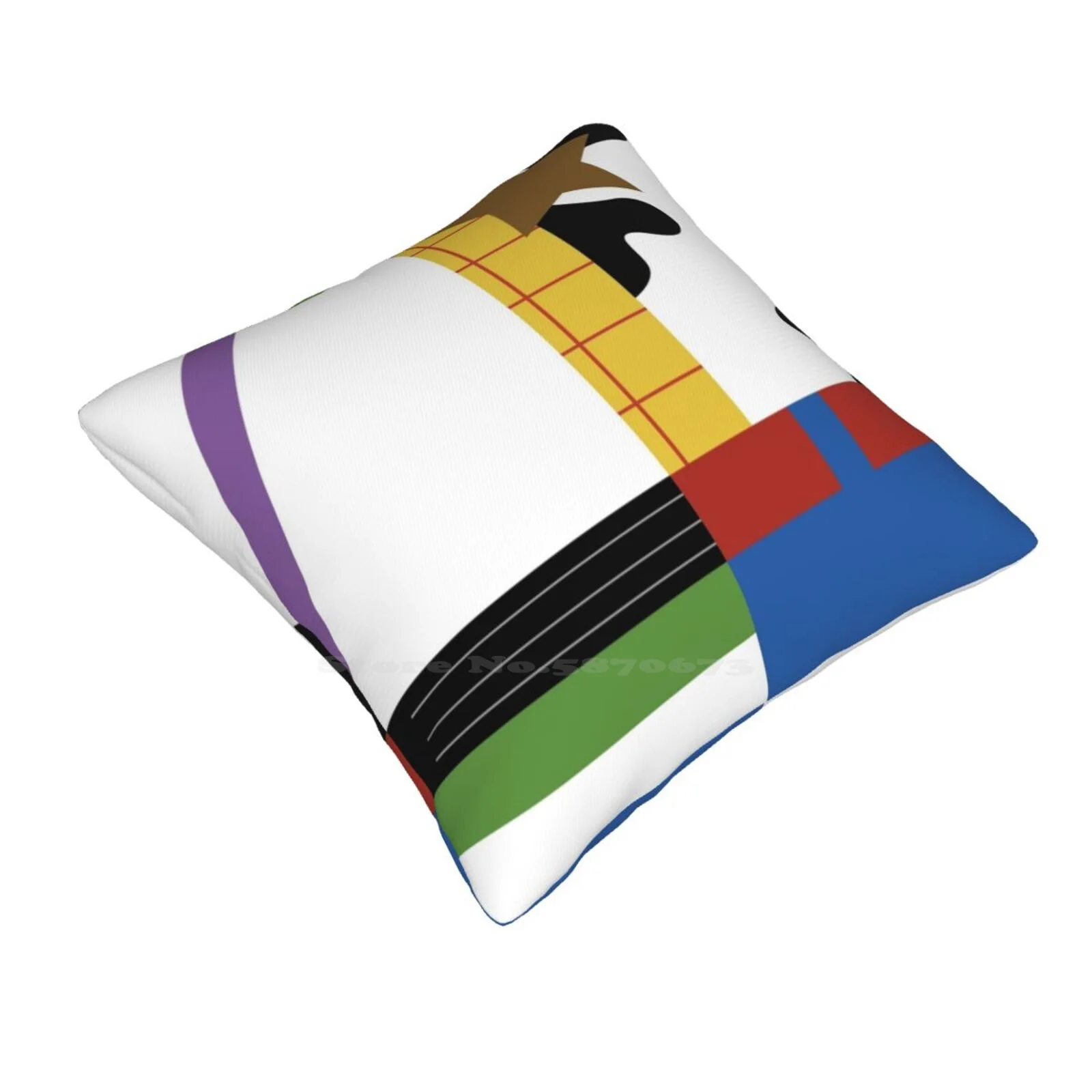 Enemy Became Friends Soft Comfortable Pillowcase Tom Hanks Graphic Pixar Woody Buzz Lightyear Films Children Cartoon 90S