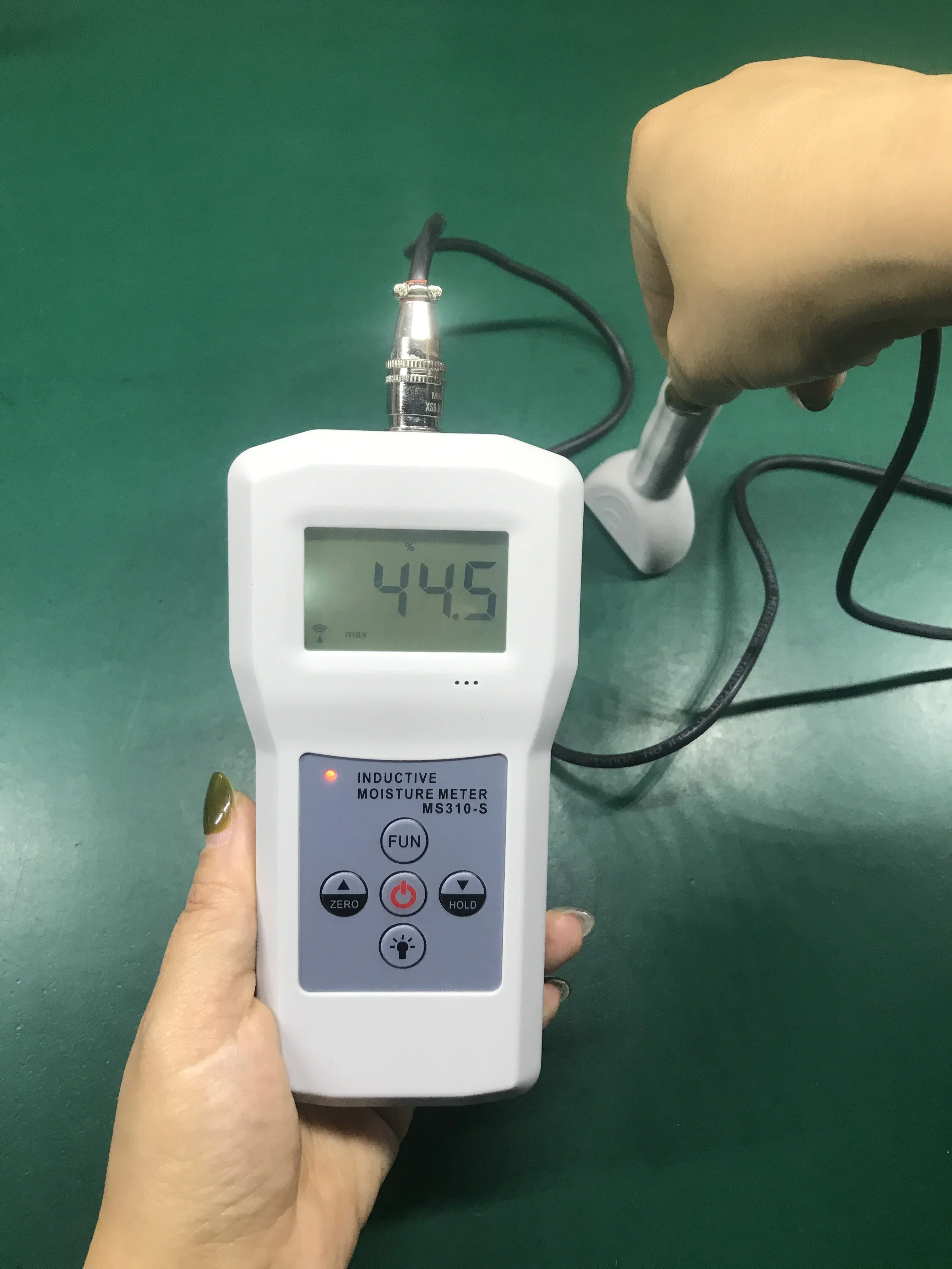 2025newPortable Moisture Meter With Small Sensor for wood concrete textile MS310-S