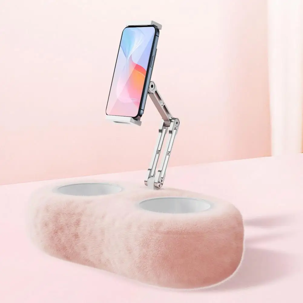 Pillow Phone Pillow Holder Kindles Tablet Stand 360-degree Rotating Tablet Holder for Bed Sofa Car Phone Mount with Flexible Arm