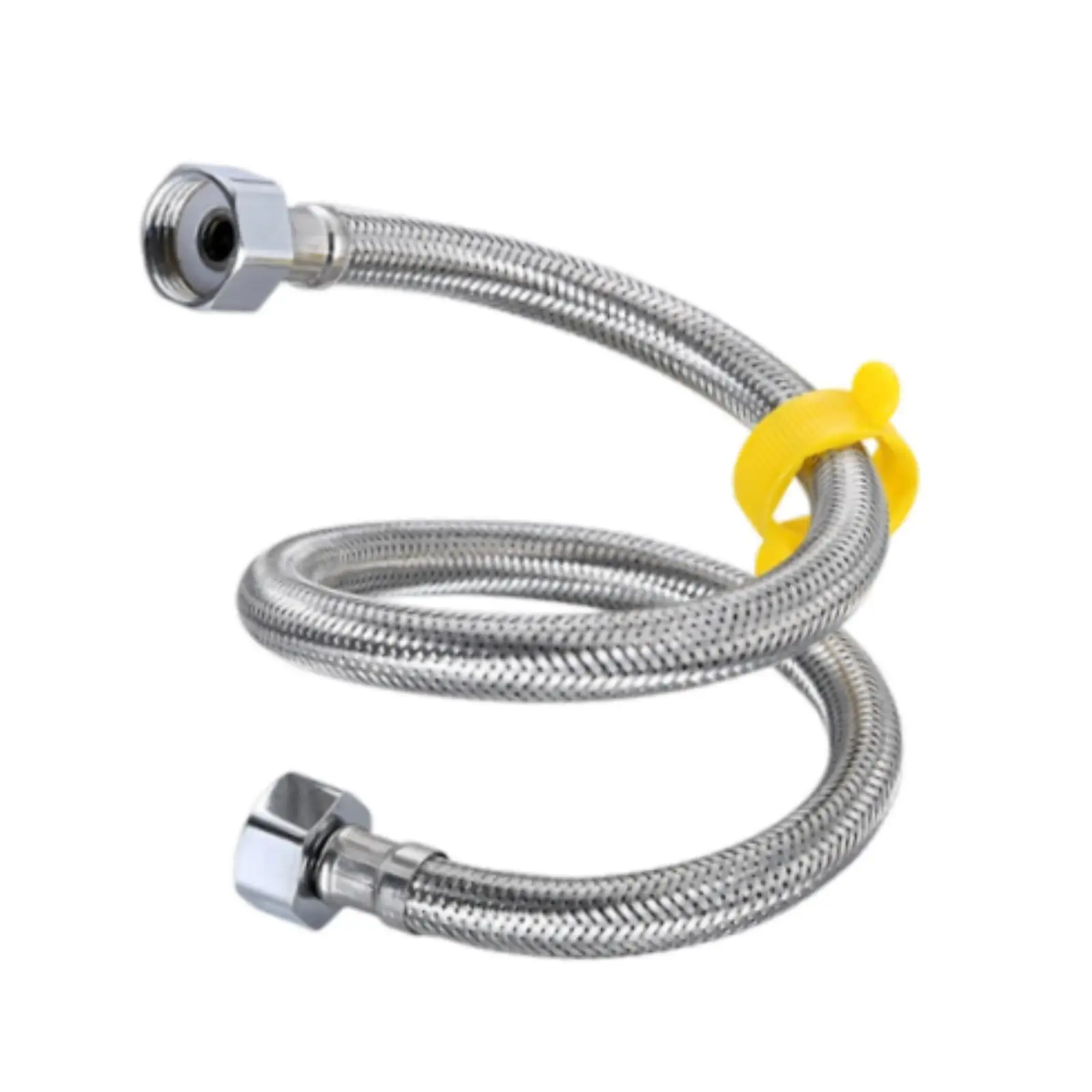 

Braided Stainless Steel Supply Hose Leak Resistance Portable Universal Fit 20-inch Long for Wash Basins Bathrooms Sink Bathroom