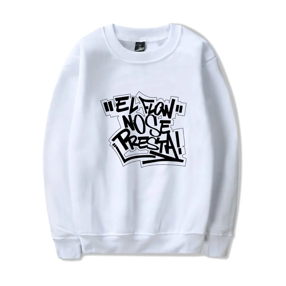 Nicki Nicole El Flow No Se Presta Merch Crewneck Sweatshirts Cosplay Women Men HipHop Long Sleeve Tee