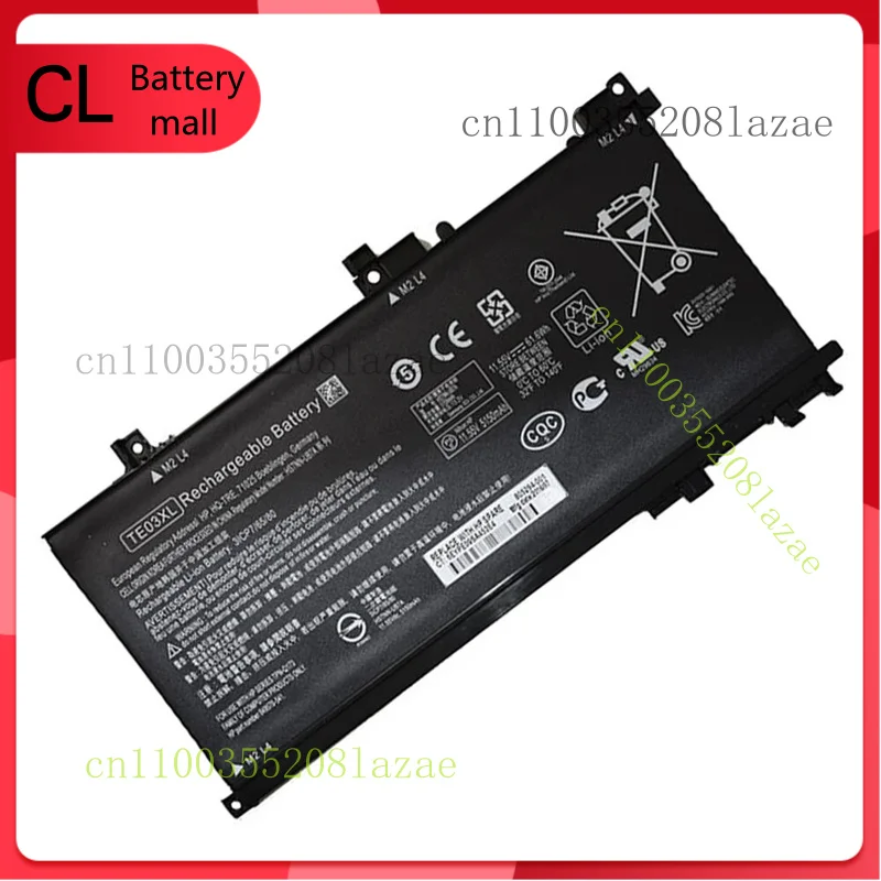 

Аккумулятор TE03XL для HP OMEN 15-AX033DX 15-AX017TX HSTNN-UB7A 849910-850