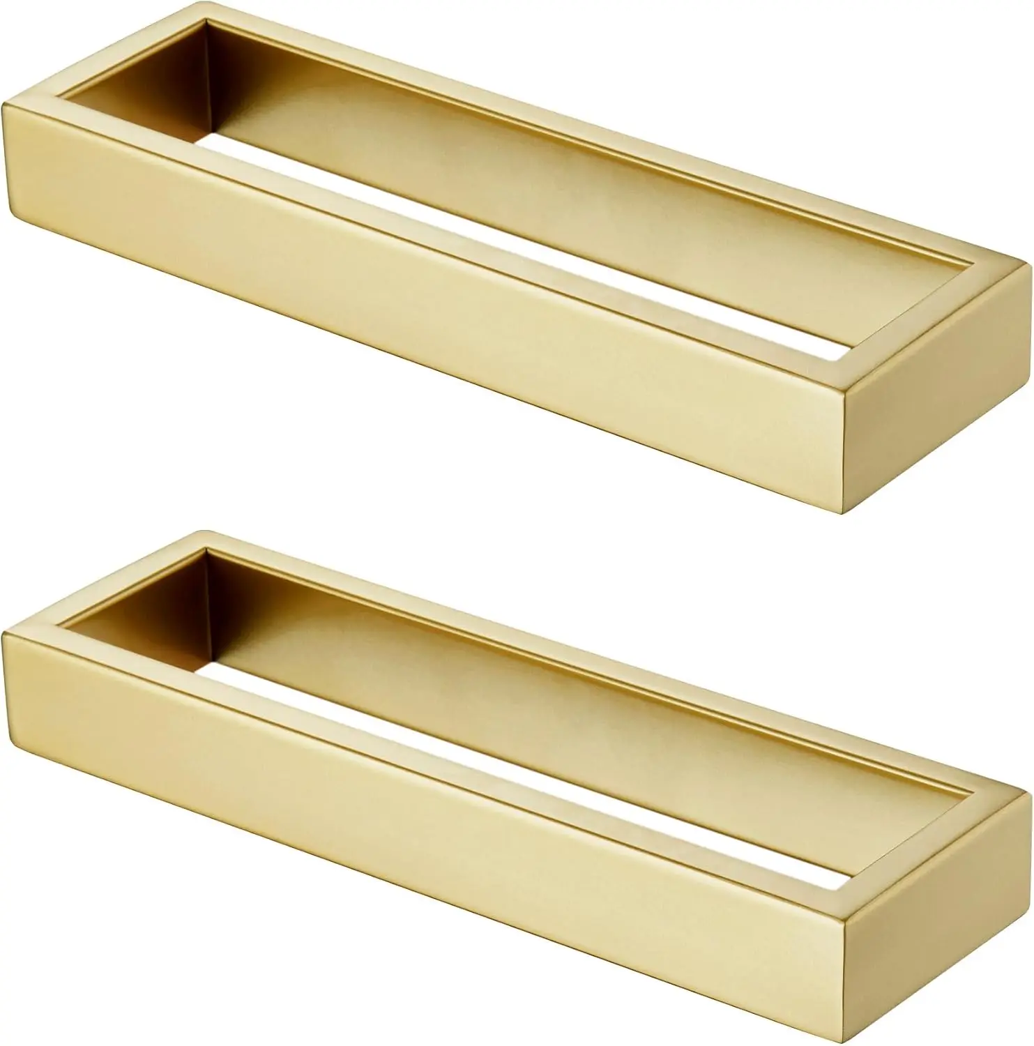 

Brushed Gold Towel Rings, 9-Inch Stainless Steel Hand Towel Bars for Kitchen and Bathroom, Wall Mounted, 2 Pack