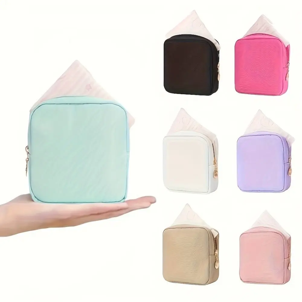 New Multicolor Sanitary Pad Bags Home Organization Portable Pad Pouch Napkin Storage Organizer