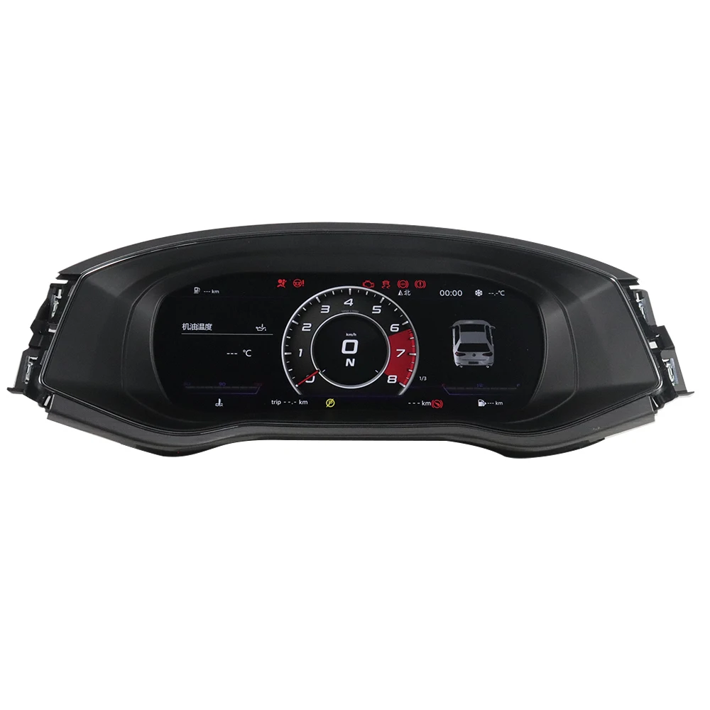 Panel Instrumen Digital 12,3 Inci untuk Passat 2016-2017, Odometer Mobil, Panel Dasbor, Speedometer LCD, Pemutar Multimedia