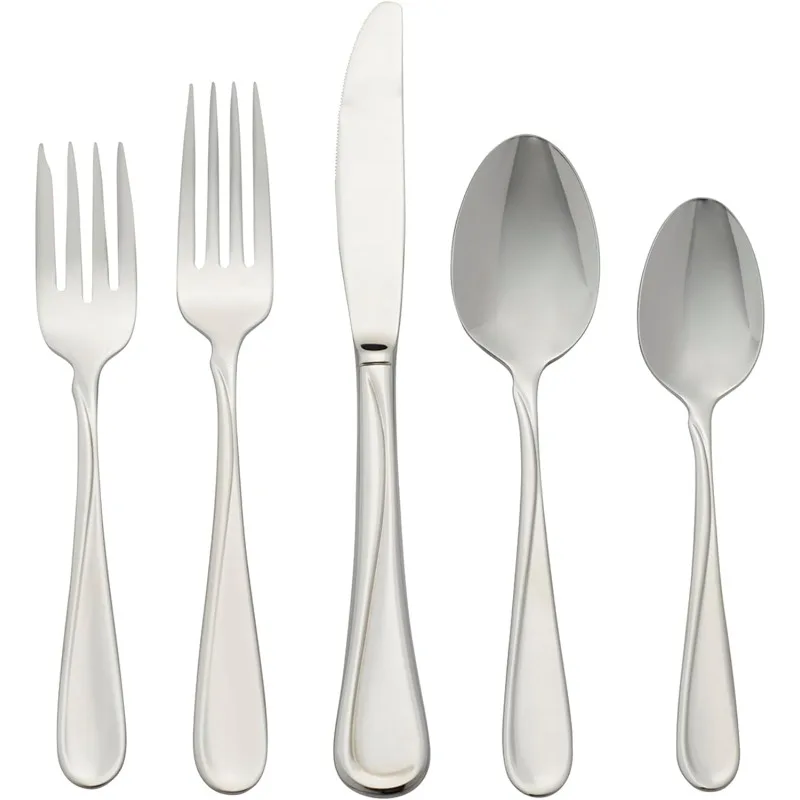 

Flight 45-Piece Stainless-Steel Flatware Set, Service for 8