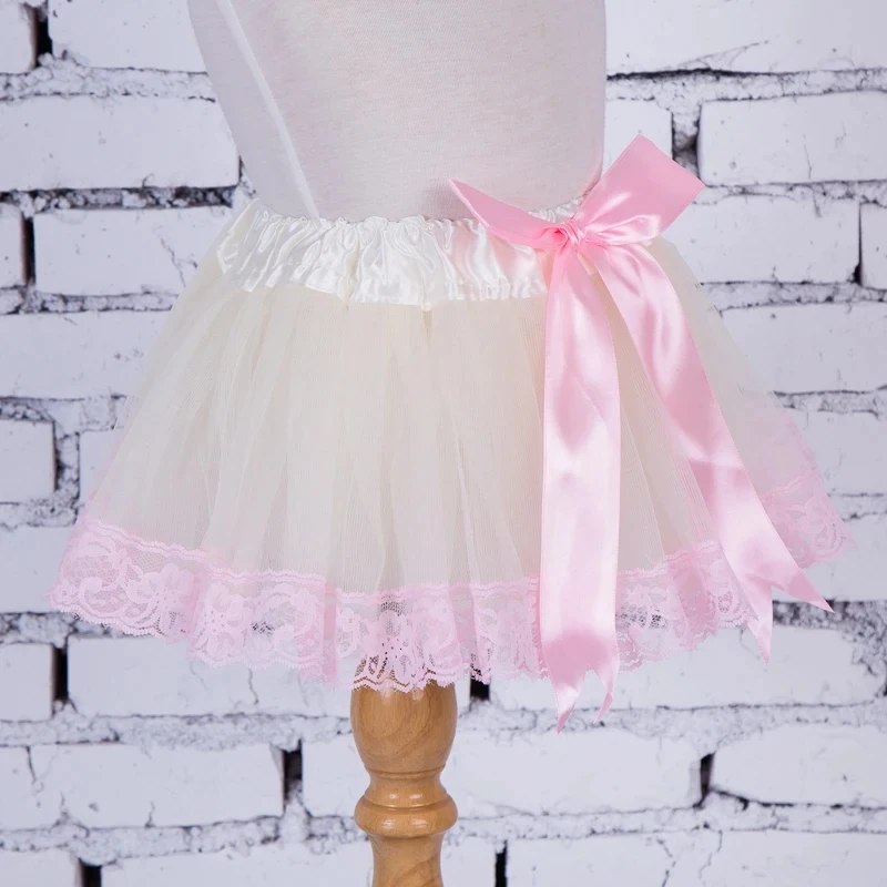 2024 Tutu Skirt Christmas Lovely Cloth Style Summer Fashion Lace Ribbon Mini Princess Skirts Children Toddler Baby Girl Clothes