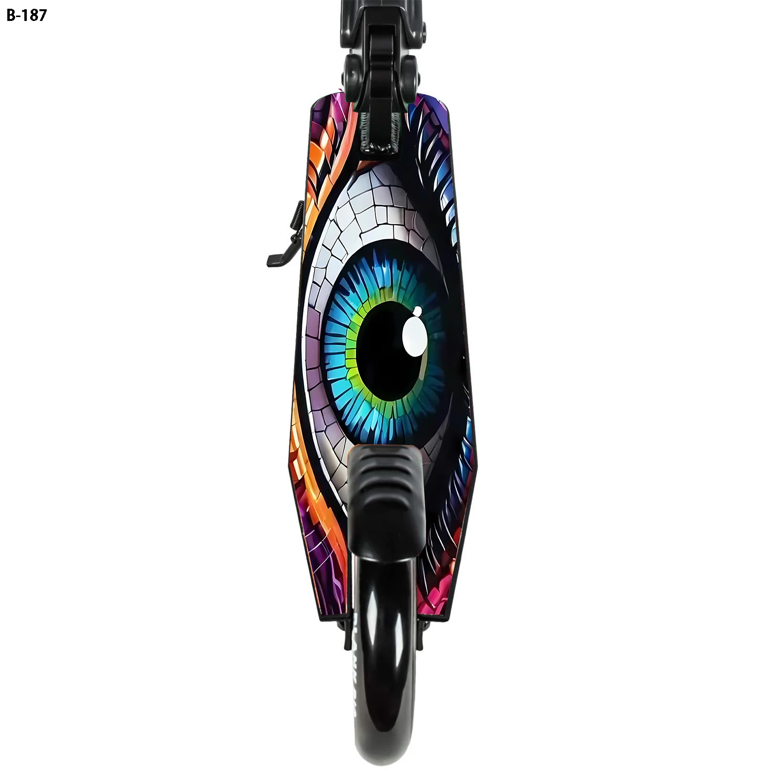

1 creative colorful art eye scooter sticker, street style full of super personality, scooter decoration sticker, scooter DIY