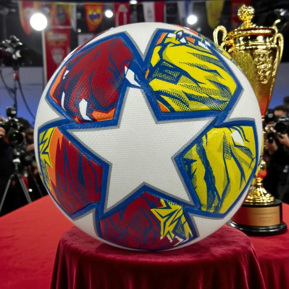 Pallone da calcio di dimensioni standard 4 Pallone da calcio in PU morbido di alta qualità Senza cuciture Elastico per allenamento di calcio Sport League Match Stuff da calcio