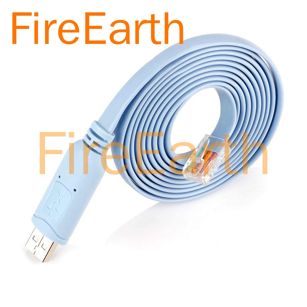 

USB Console Cable,USB to RJ45 Console Cable for Cisco Routers/AP Router/Switch Windows, Mac, Linux(1.8m,Blue)