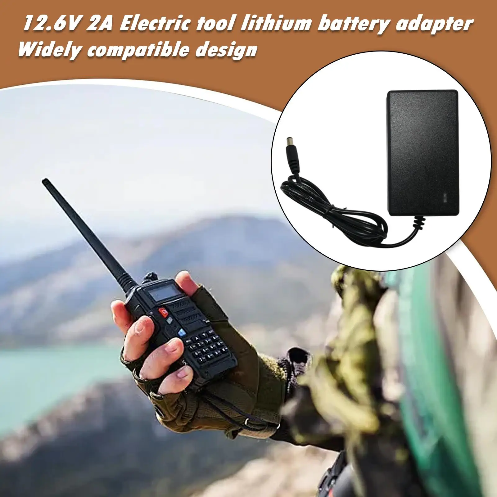 

Battery Charger For Electric Tool Multifunctional Battery Adapter Efficient Charging Adapter For Industry Motorcycle Home Marine