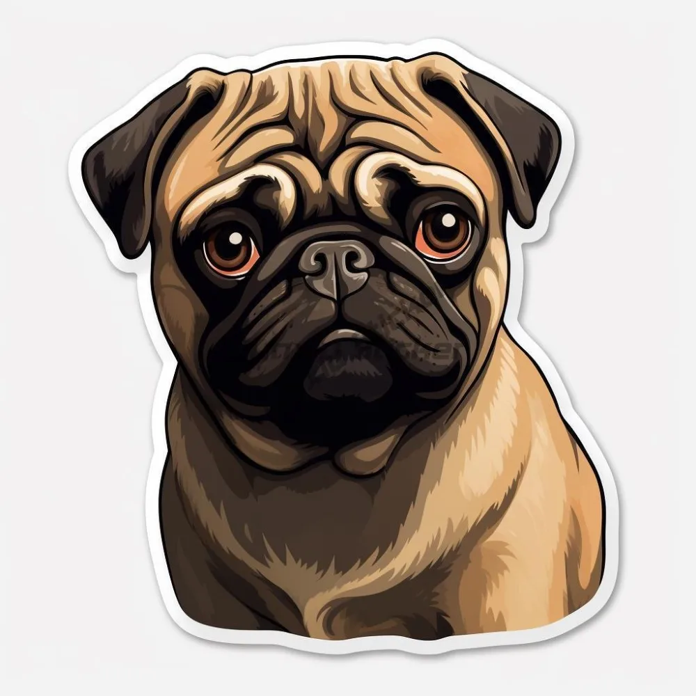 

Pug Dog Vinyl Decal Sticker for Car, Laptop, Tumbler and MoreCustom Decals Car Decoration Adventure Motorcycle Cars Stickers