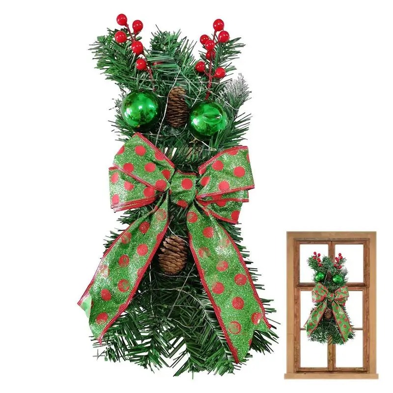 

Wreath Hanger For Front Door Christmas Artificial Wreath Halloween Christmas Easter Decoration Party Supplies For New Year