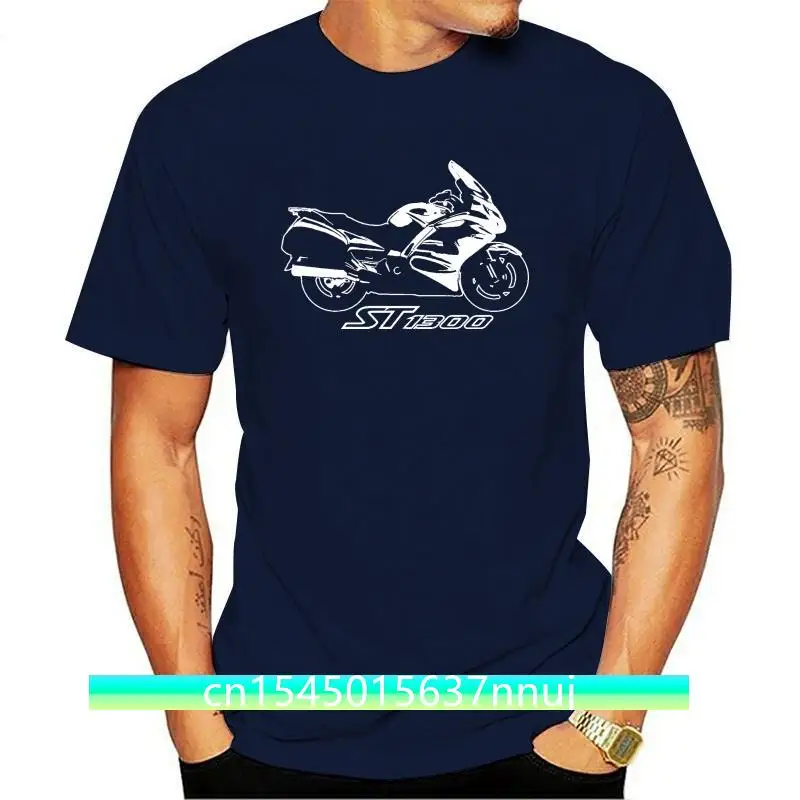 New 2021 Summer Tee Shirt Japanese Motorcycle st1300 T Shirt Pan European Motorcycle Cool T-shirt