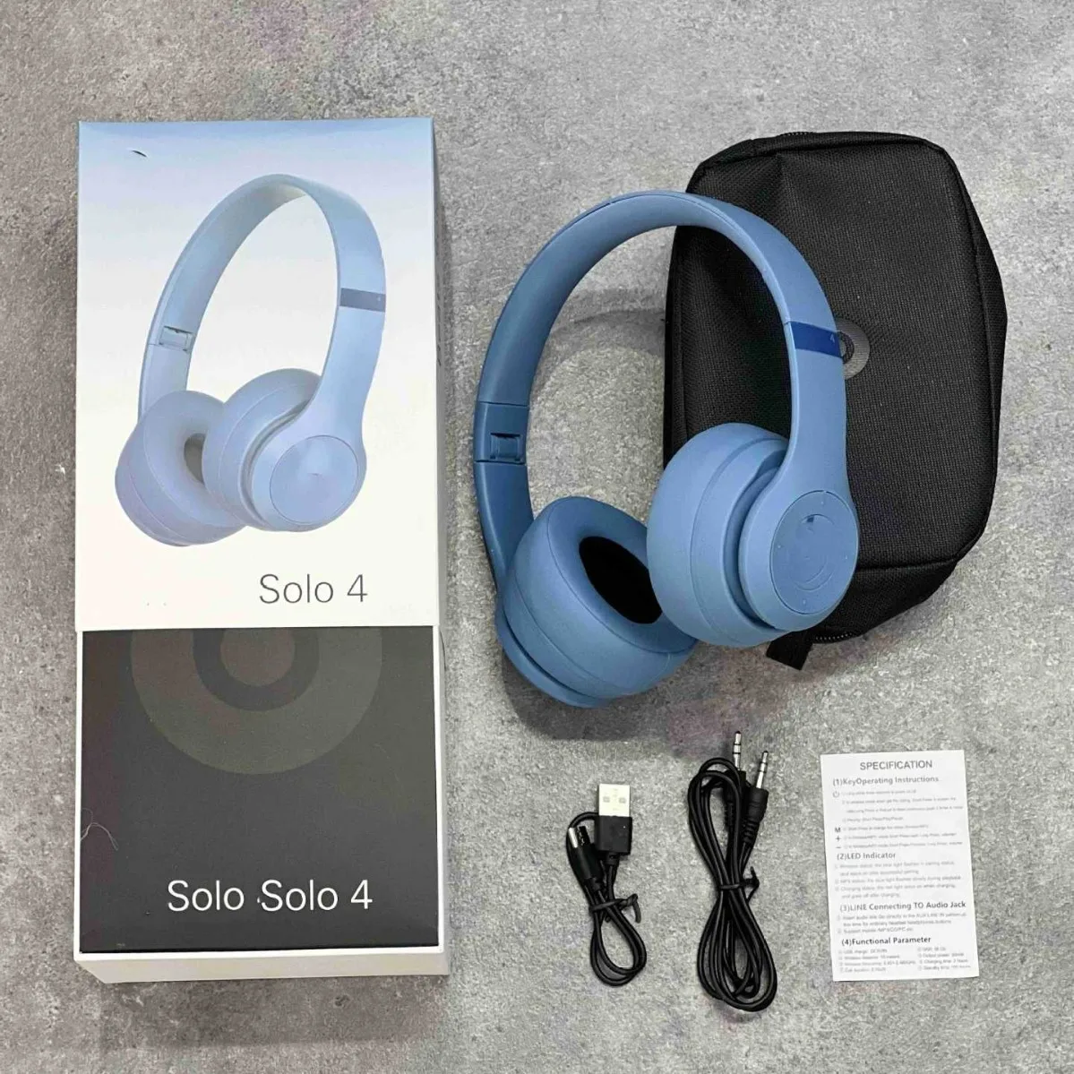 

New wireless pop-up Bluetooth earphones suitable for Solo4 sound engineers, fourth generation 3D cotton head mounted