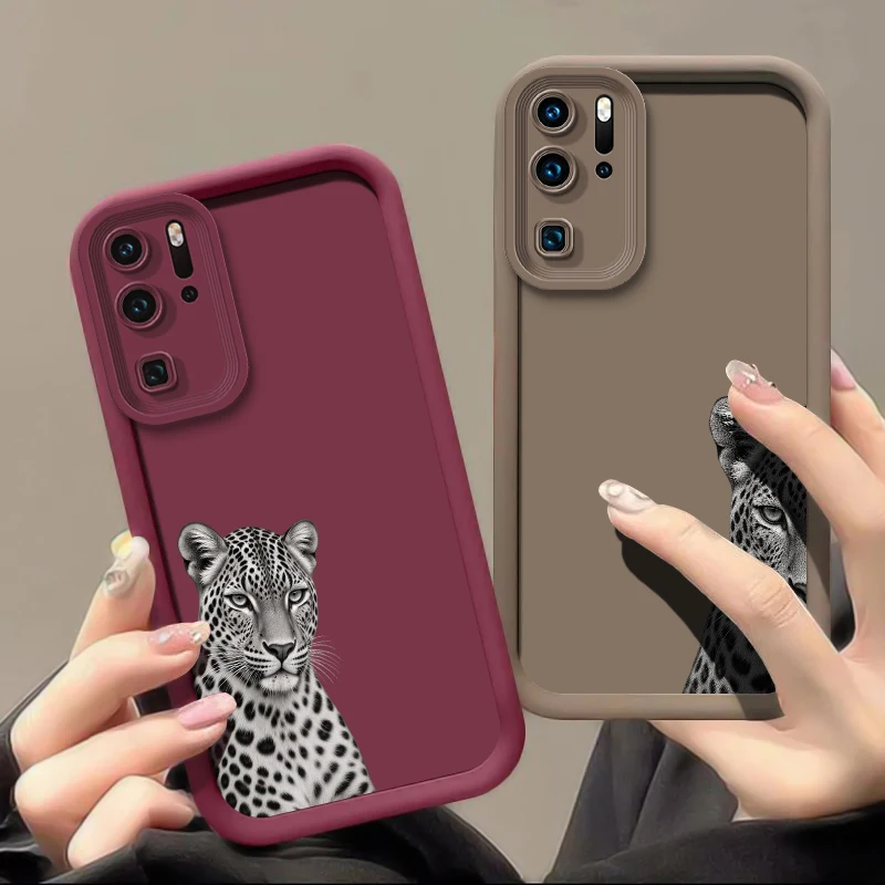 Cat Design Case For Huawei P20 P30 P50E P40 Lite P Smart Mate 20 30 40 50 Pro Y9 Prime 2019 Y7A Y9S Soft Lens Protect Cases Capa - view 4