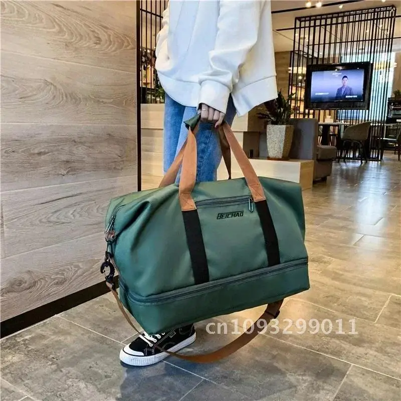 

Travel Bag Male Female Large-Capacity Hand Luggage Short-Distance Package Separation Bag Travel Dry-Wet Sports Fitness