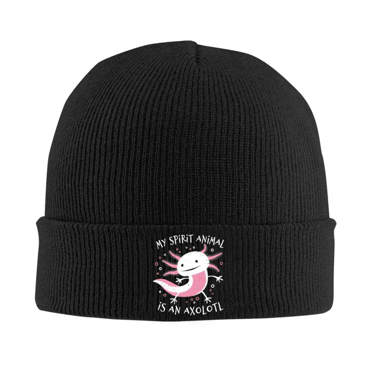 

My Spirit Animal Is An Axolotl Hat Шапка бини для осени зимы Street Caps чепчик унисекс