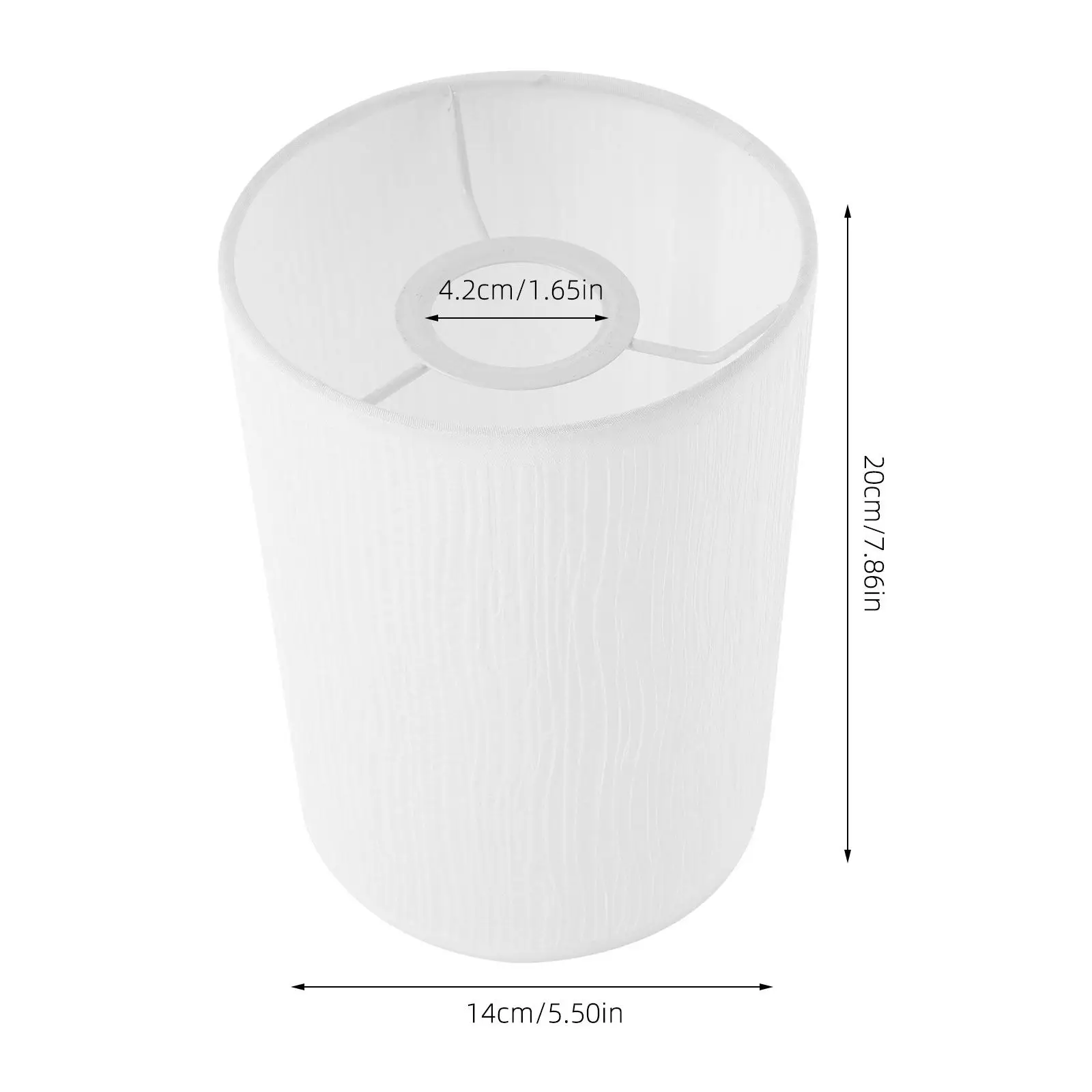Vintage Solid-Color Cylindrical Pendant Lamp Shade Simple Installation Soft Light Cover for Home Hotel Ceiling Lamp Replacement