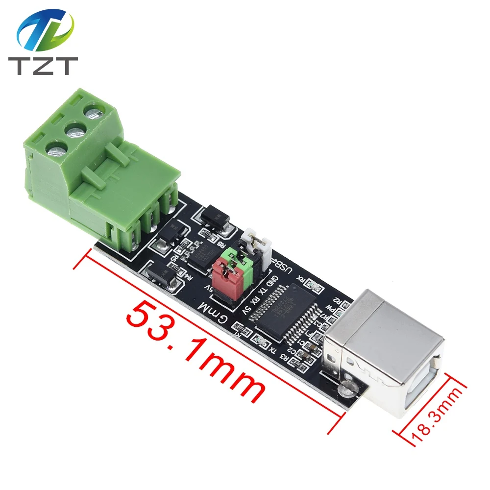 FT232 USB 2.0 to TTL RS485 Serial Converter Adapter FTDI Module FT232RL SN75176 double function double for protection Top Sale