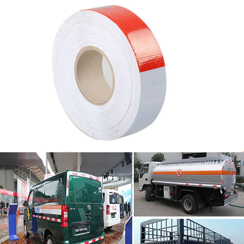 1 لفة 36 متر × 5 سنتيمتر عاكس الشريط العسل سطح مقاوم للماء لسيارة شاحنة مقطورة Rv قارب مركبة Conspicuity تحذير الشريط #5