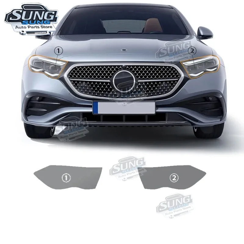 

Для Mercedes Benz E Class W214 2024 2025 ТПУ невидимая прозрачная защитная пленка для автомобильной краски автомобильная пленка для фар пленка заднего вида наклейка