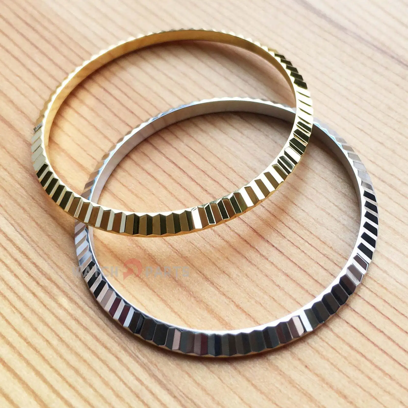 Steel Fluted Ring Bezel for Rolex Datejust 36 16234 16233 Watch