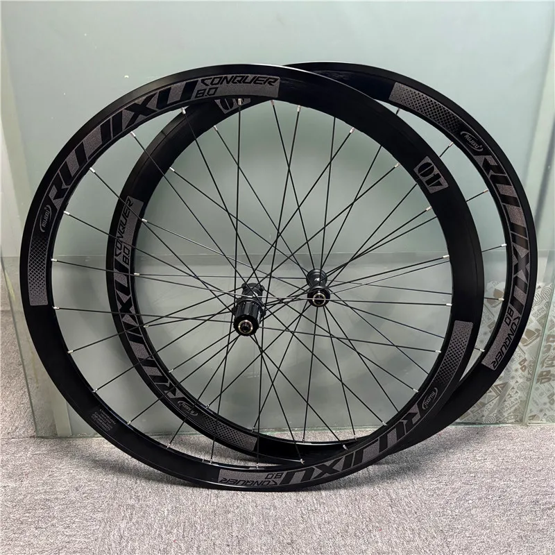 

700C 60T ratchet 30/40/50mm Height Ultralight Wheelset Road Bicycle Wheel Set V/C Brake Disc Brake Aluminum Alloy Road Wheels