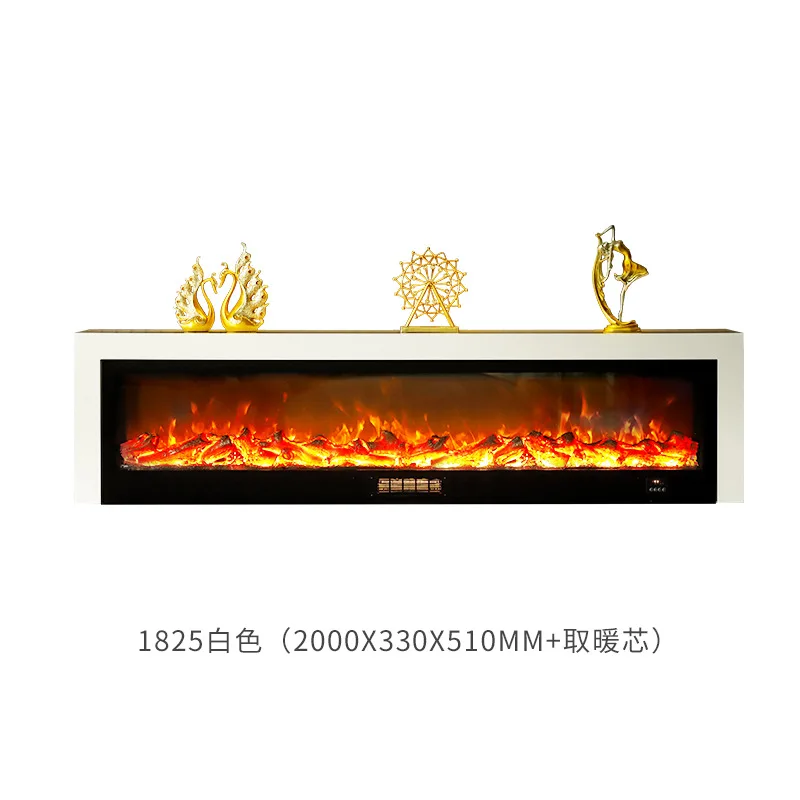 Custom Heating Fireplace Electronic Simulation Fireplace European Heating Built-in Complete Fireplace for Hotel Bar Living Room