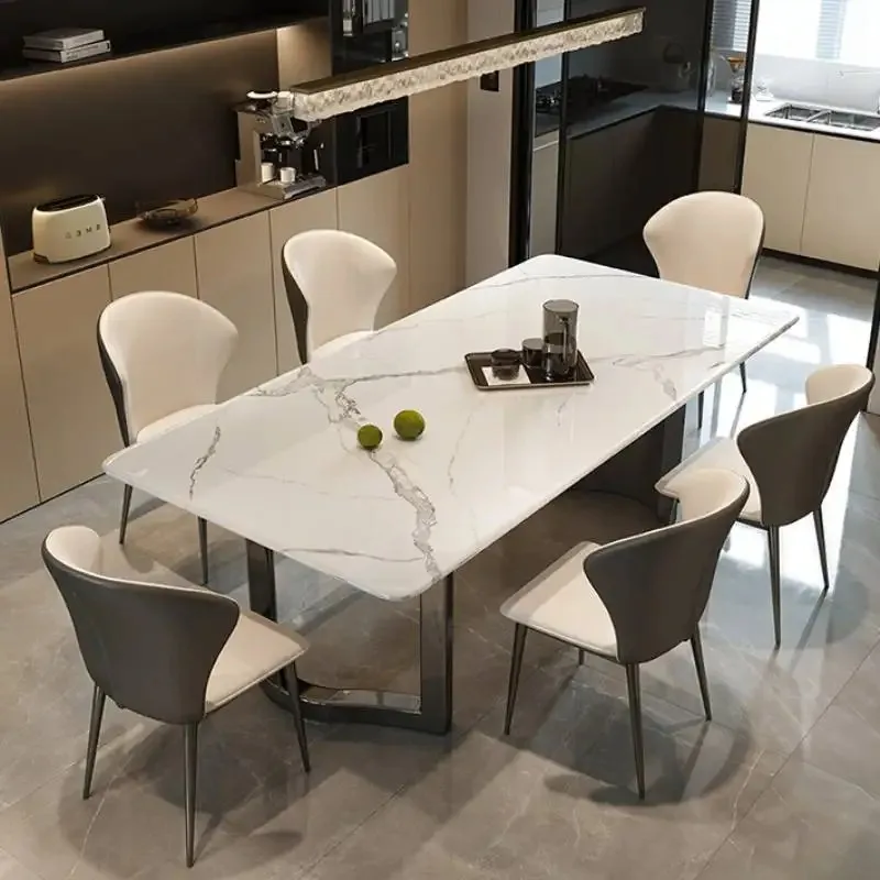 /*/Mesas De Comedor relajantes para juegos, diseño italiano, mesas De Comedor De cocina modernas para boda, salón De lujo, Juegos De Comedor, diseño para el hogar