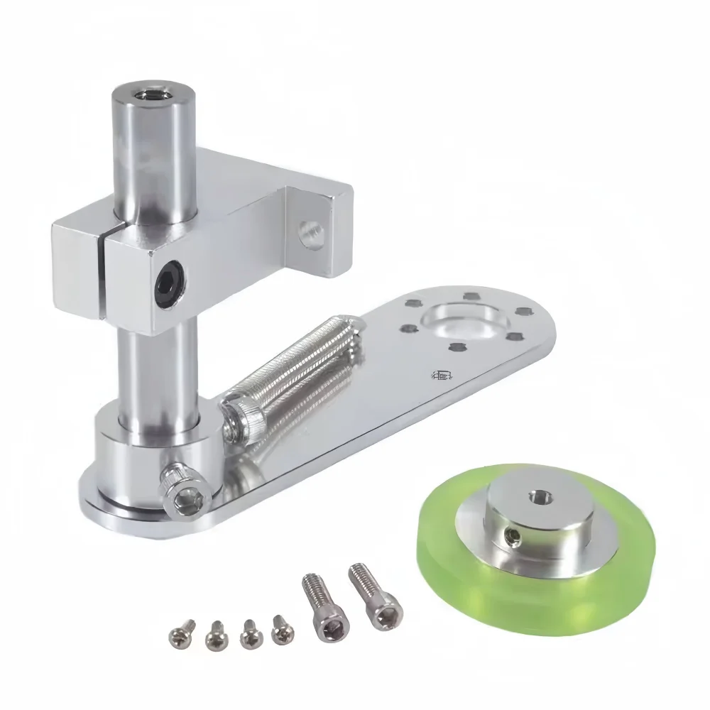40/50/60mm Aluminum Encoder Mounting Bracket Polyurethane Measuring Wheel Industrial Rotary Encoder Meter Wheel Accessory